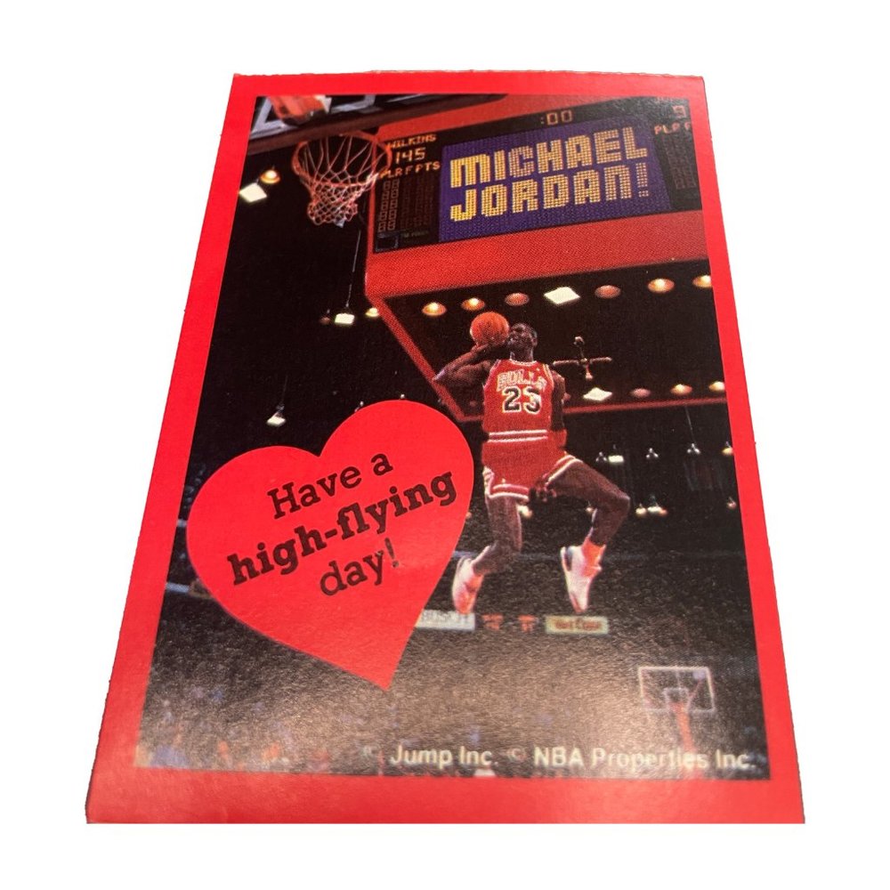 Vintage Michael Jordan Valentine From 1990s High-Fly Day